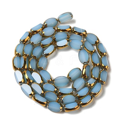 Electroplate Glass Beads Strands EGLA-P061-02B-02-1