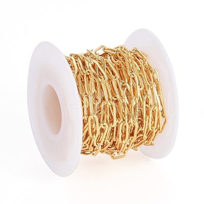 Brass Paperclip Chains CHC-G007-03G-1