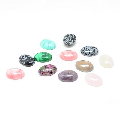 Natural & Synthetic Gemstone Cabochons G-T020-13x18mm-M-1