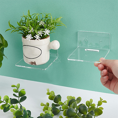 Transparent Acrylic Wall Mounted Display Stands ODIS-WH0025-84-1
