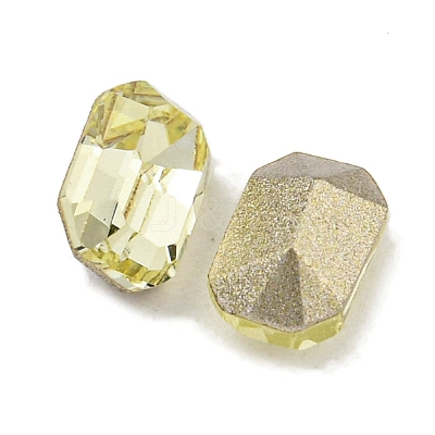 Glass Rhinestone Cabochons RGLA-L029-18A-213-1