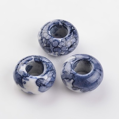 Dyed Rondelle Natural Ocean White Jade Beads X-G-D782-05-1