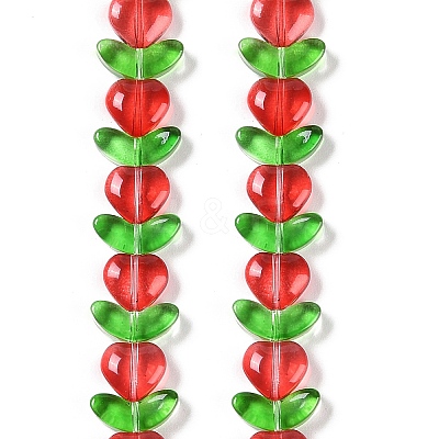 Transparent Glass Beads Strands GLAA-B021-04C-1