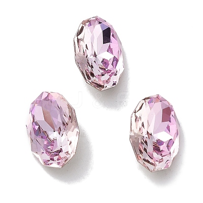 Glass Rhinestone Cabochons RGLA-G020-02C-D508-1