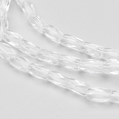 Transparent Glass Beads Strands EGLA-E046-B01-1