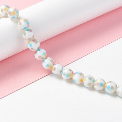 Handmade Lampwork Beads Strands LAMP-D015-11C-1