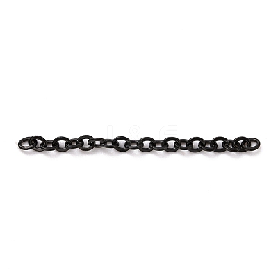 Ion Plating(IP) 304 Stainless Steel Cable Chains CHS-WH0007-01A-EB-1