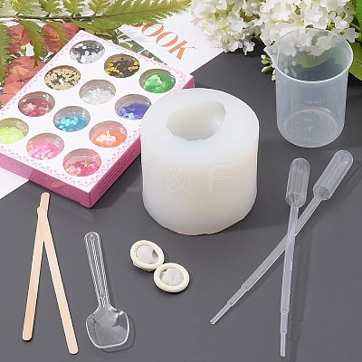 DIY Ghost Silicone Molds Kits DIY-OC0003-49-1