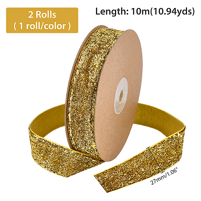2Roll 2 Color Chinlon Ribbon OCOR-AR0001-13B-1