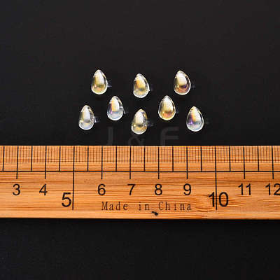 20Pcs Transparent Spray Painted Glass Charms GLAA-YW0001-03B-1