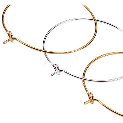 Brass Wine Glass Charm Rings Hoop Earrings KK-PH0028-01M-1
