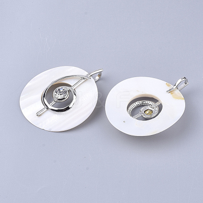 Freshwater Shell Big Pendants SHEL-S275-50B-1