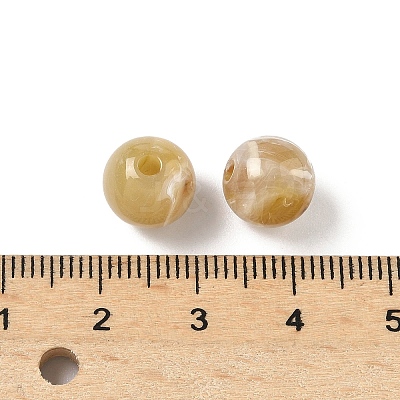 Acrylic Imitation Gemstone Beads X-MACR-K359-75-1