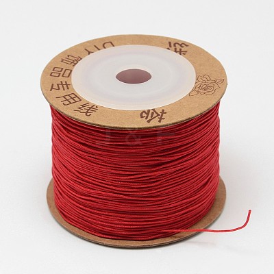 Nylon Braided Cord for Jewelry Making Macrame Craft NWIR-N003-0.6mm-05H-A-1