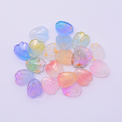 Handmade Lampwork Pendants FOIL-CJC0003-03F-1