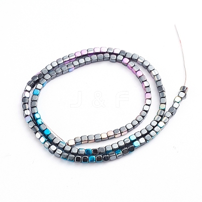 Electroplated Non-magnetic Synthetic Hematite Beads Strands G-L562-04A-1