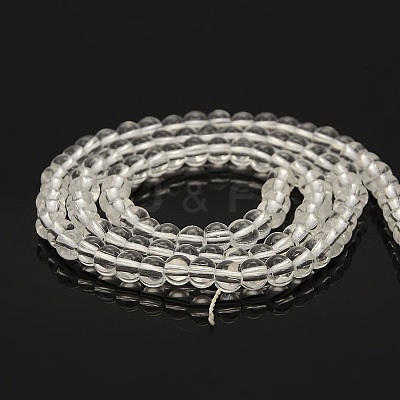 Round Glass Beads Strands GLAA-A025-4mm-01-1