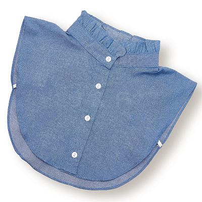 Detachable Cotton Shirt Collars AJEW-WH20816-025C-1