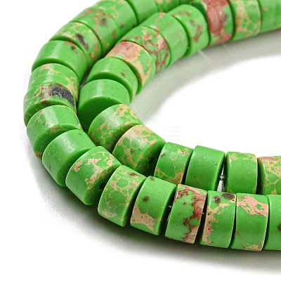 Synthetic Imperial Jasper Dyed Beads Strands G-D077-D01-01F-1