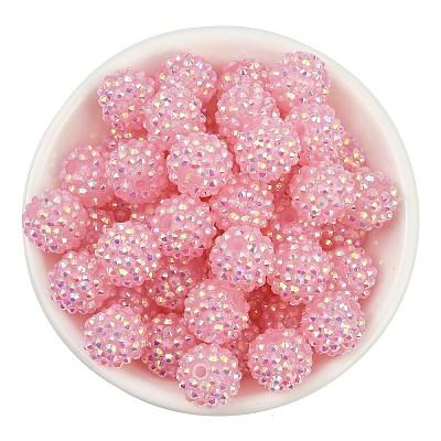 AB-Color Resin Rhinestone Beads RESI-S315-14x16-19-1