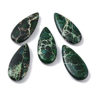 Dyed Synthetic Imperial Jasper Pendants G-P529-07J-1