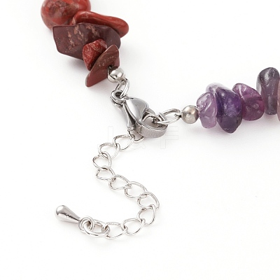 Chakra Jewelry BJEW-JB05916-1