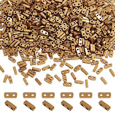 640Pcs Electroplated Glass Seed Beads SEED-NB0002-05C-1