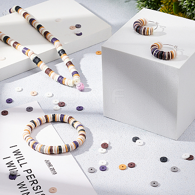 Handmade Polymer Clay Beads CLAY-PH0001-22A-6mm-1