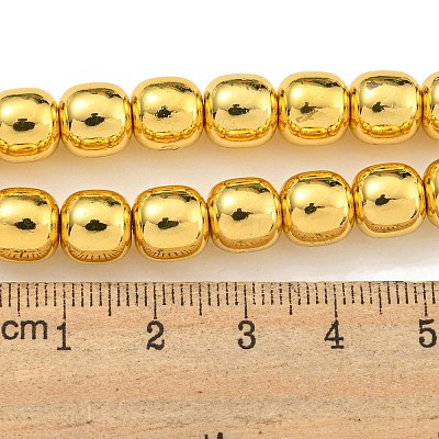 Electroplated Synthetic Non-magnetic Hematite Beads Strands G-C136-C01-03-1