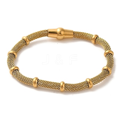 304 Stainless Steel Bracelets BJEW-C078-04G-1