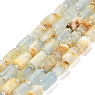 Natural Blue Calcite Beads Strands G-G068-A28-01-1