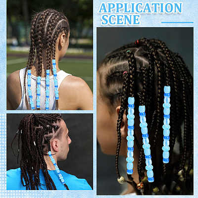 1Bag Plastic Hair Braiding Tool FIND-PA0001-58-1