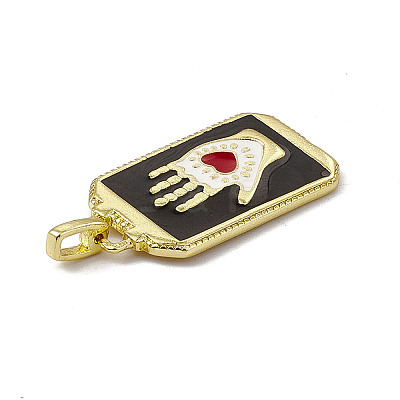 Alloy Enamel Pendants ENAM-D042-01E-1