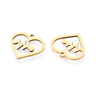 201 Stainless Steel Pendants STAS-T073-42G-1