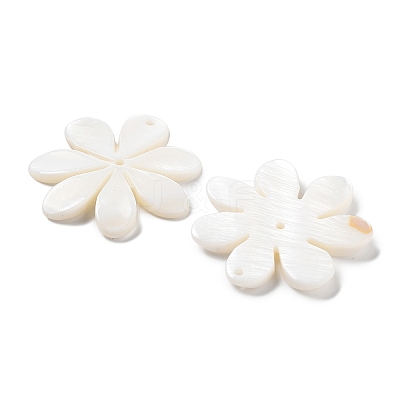 Natural Freshwater Shell Pendants X-SHEL-D082-08A-1