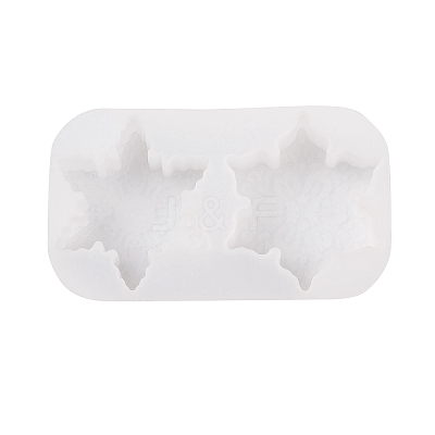 Christmas Theme DIY Snowflake Shape Silicone Candle Molds SIMO-P010-B02-1