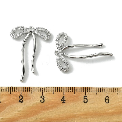 Brass Micro Pave Cubic Zirconia Pendants FIND-Z035-05P-1