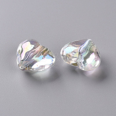 Transparent Acrylic Beads TACR-S156-015-1
