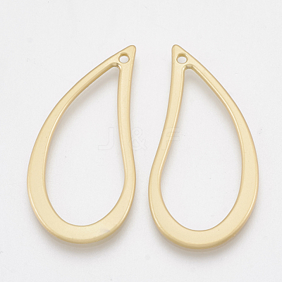Smooth Surface Alloy Open Back Bezel Pendants X-PALLOY-S117-133-1