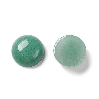 Natural Green Aventurine Cabochons G-P393-R15-12mm-1