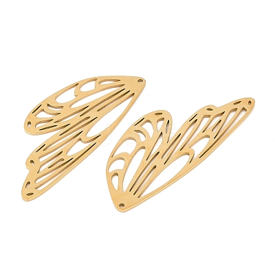 304 Stainless Steel Pendants STAS-WH0033-06G-1