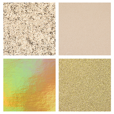 8Pcs 4 Colors Imitation Leather Fabrics DIY-CL0001-74A-1