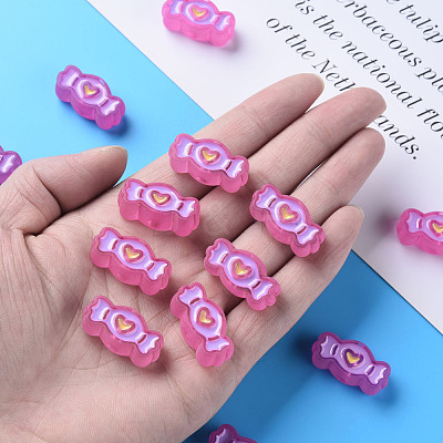 Transparent Acrylic Beads MACR-S374-05B-02-1
