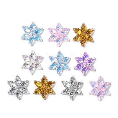 Transparent Resin Cabochons CRES-I044-05B-1