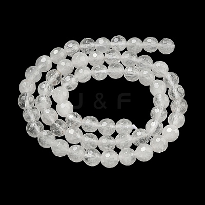 Natural Quartz Crystal Beads Strands X-G-E571-A11-01-1