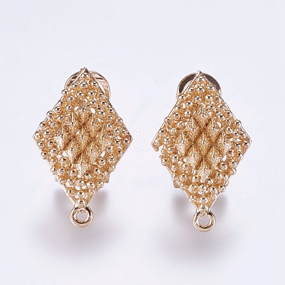 Alloy Stud Earring Findings X-PALLOY-F201-11G-1