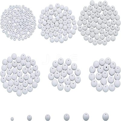 340Pcs Opaque Acrylic Beads MACR-CA0001-36-1