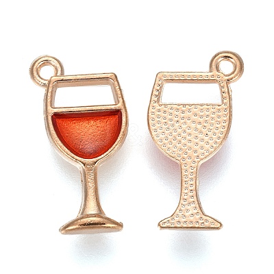 Alloy Enamel Pendants A-ENAM-G124-06B-1