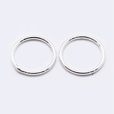 925 Sterling Silver Soldered Closed Jump Rings STER-F036-03S-1x4-1