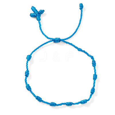 Bohemian Knotted Braided Nylon Cord Bracelets UQ5107-9-1